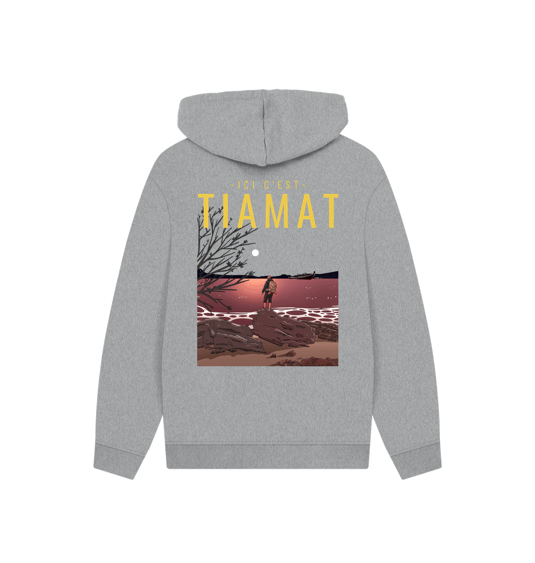 Athletic Grey Printed Hoody