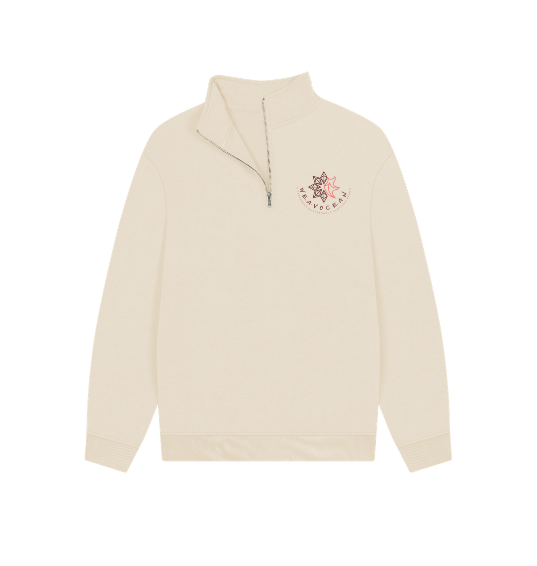 Oat Printed Sweater Front