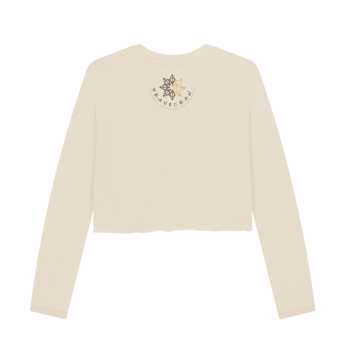 Oat Printed Boxy Jumpers Back