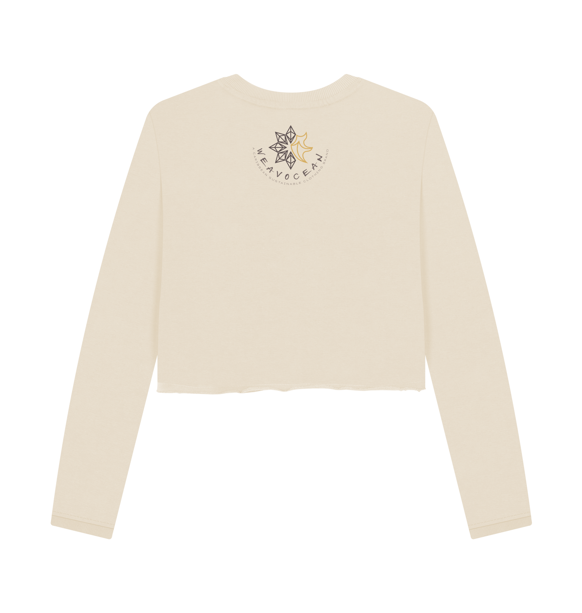 Oat Printed Boxy Jumpers Back