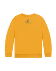 Mustard Printed Kids Jumper Back