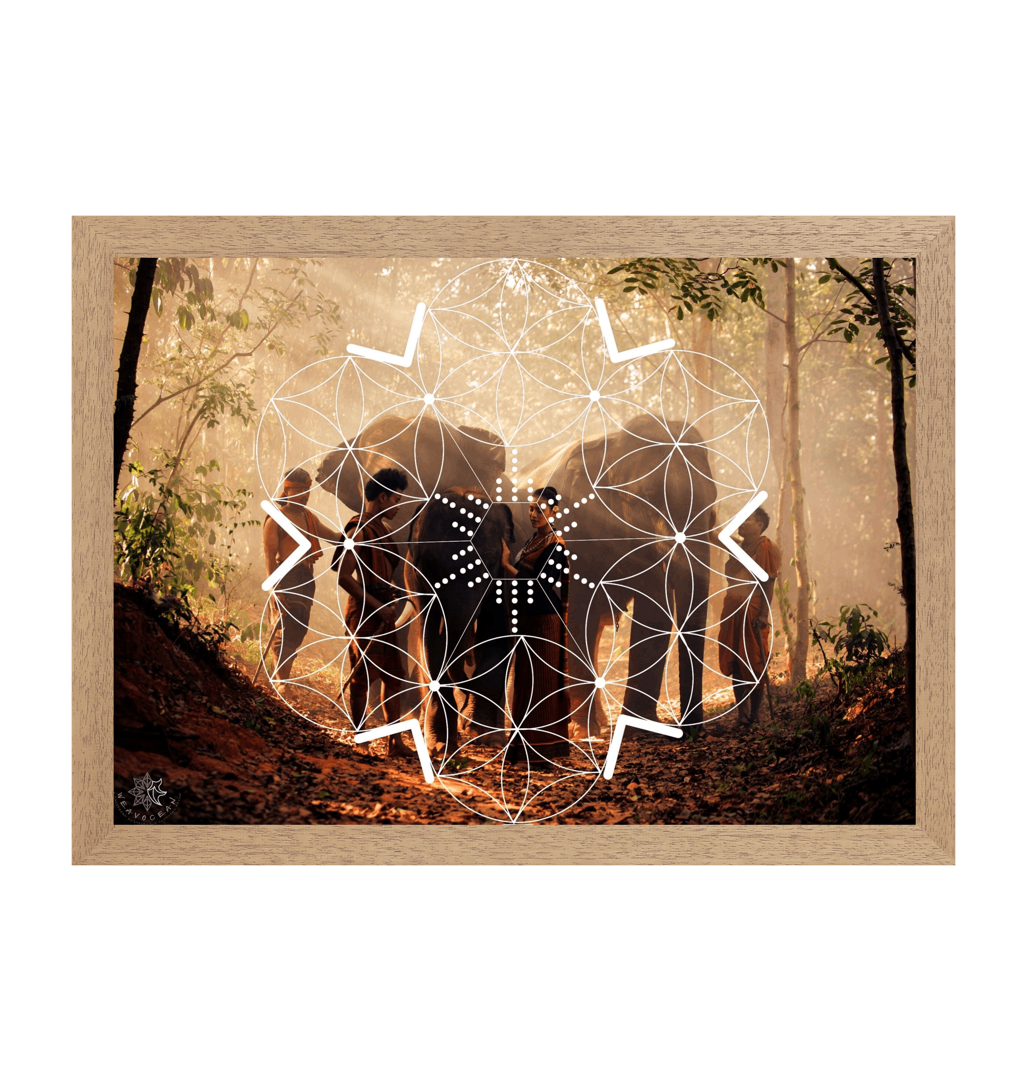 Natural Frame Framed art print Front