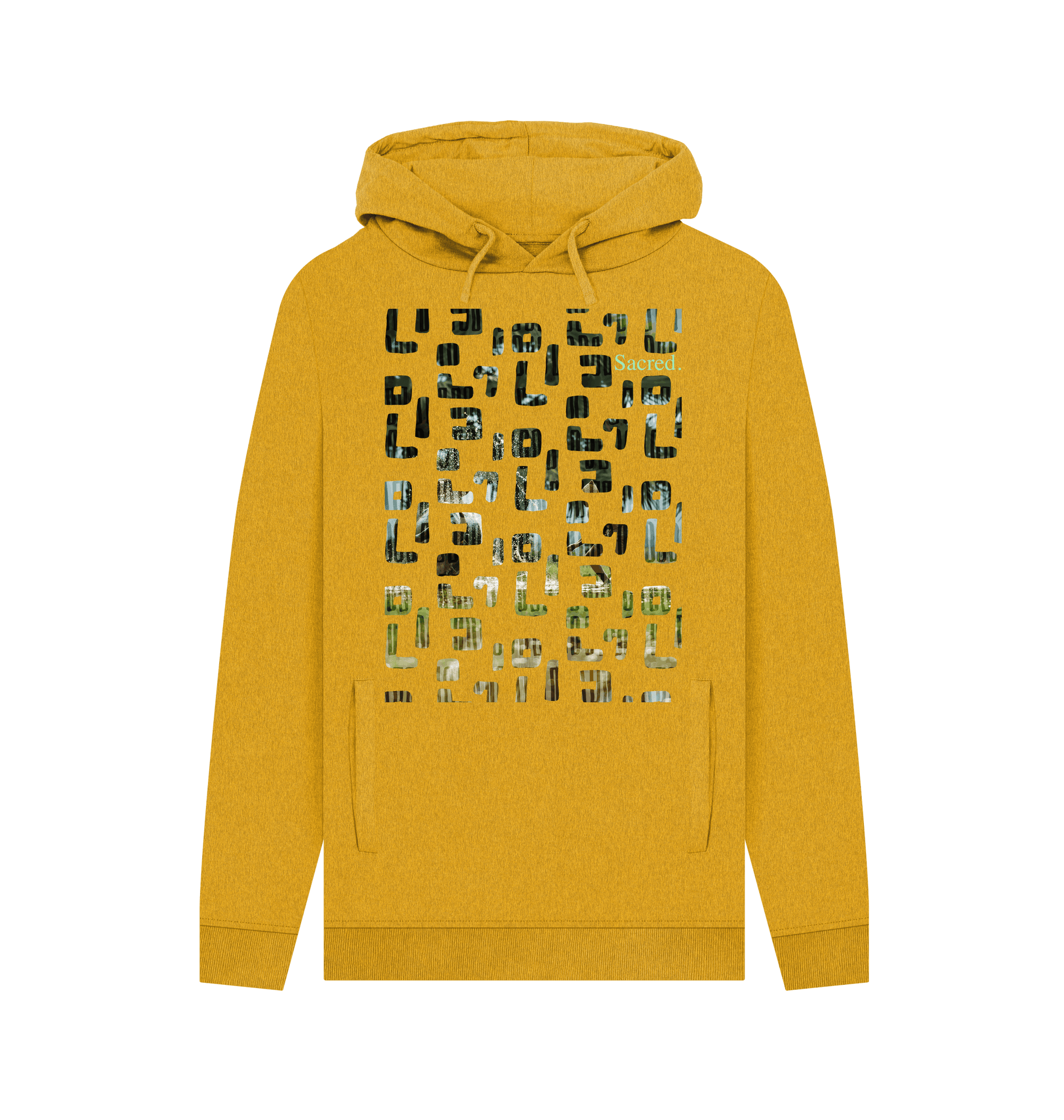 Sunflower Yellow Recycled Hoody Front