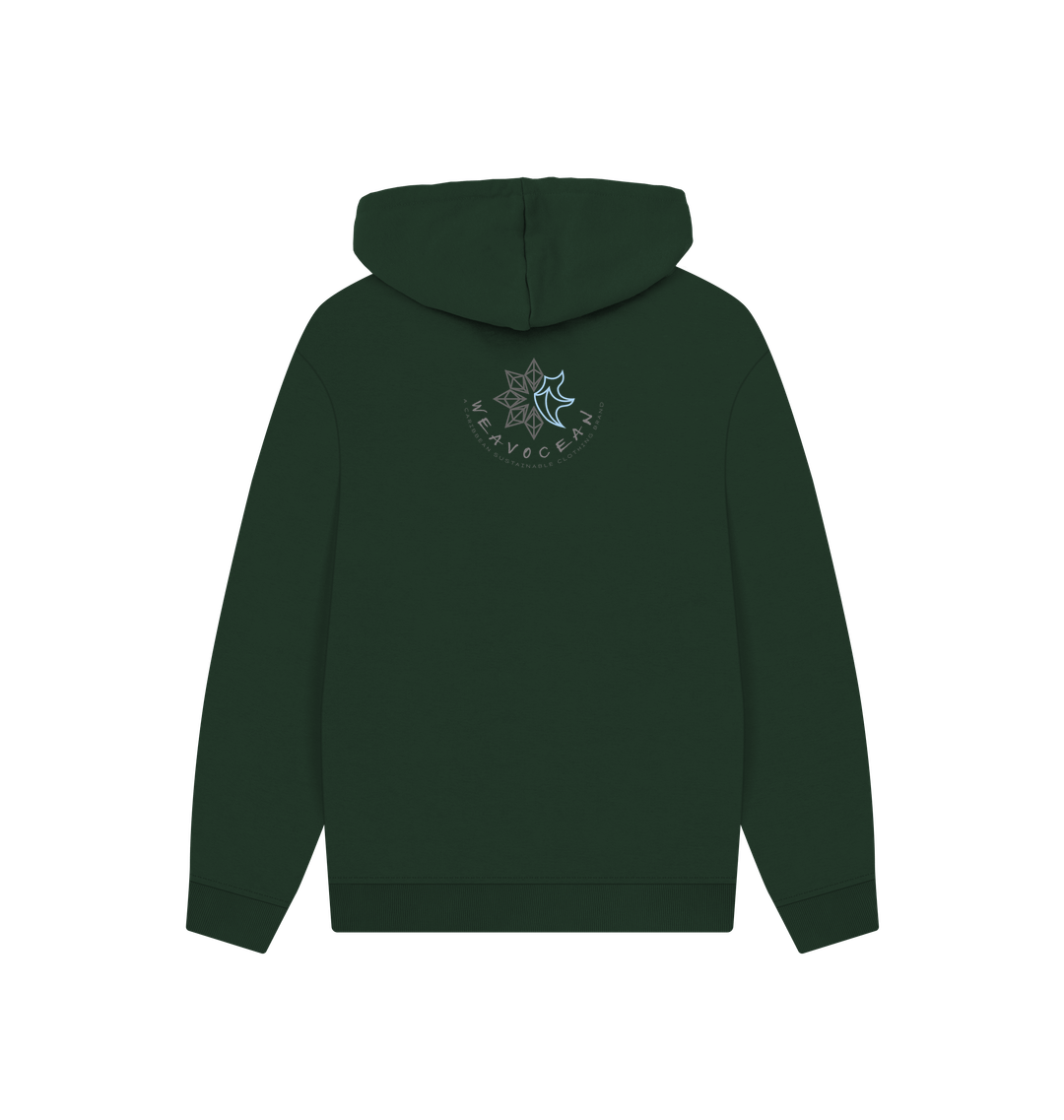 Evergreen Printed Hoody Back