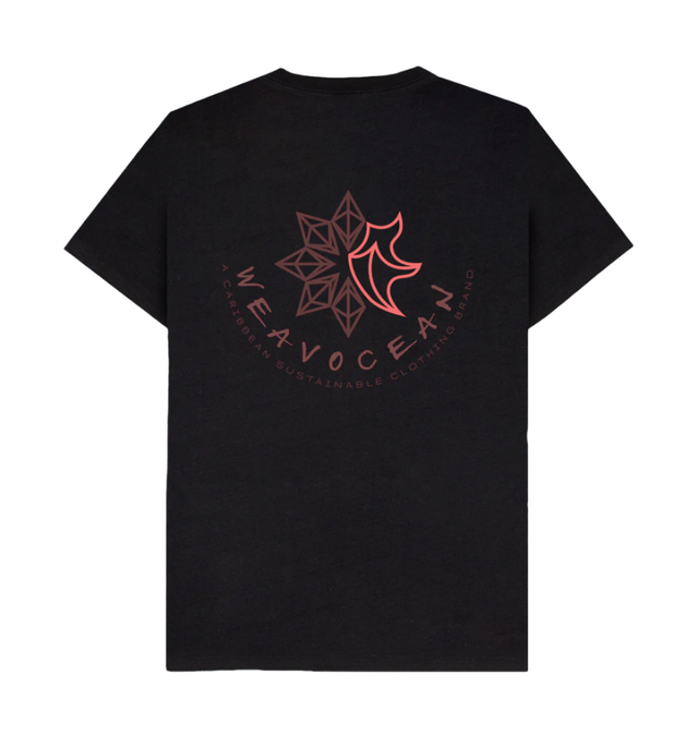 Black Recycled Printed T-Shirt