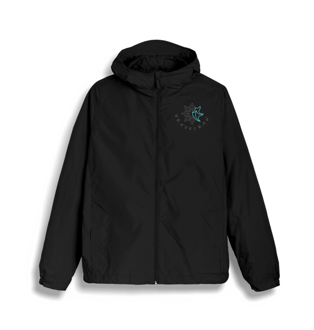 Black JELLY FISHY RAIN JACKET