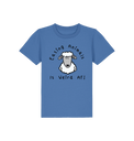 Bright Blue EATING KID TEE