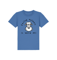 Bright Blue EATING KID TEE