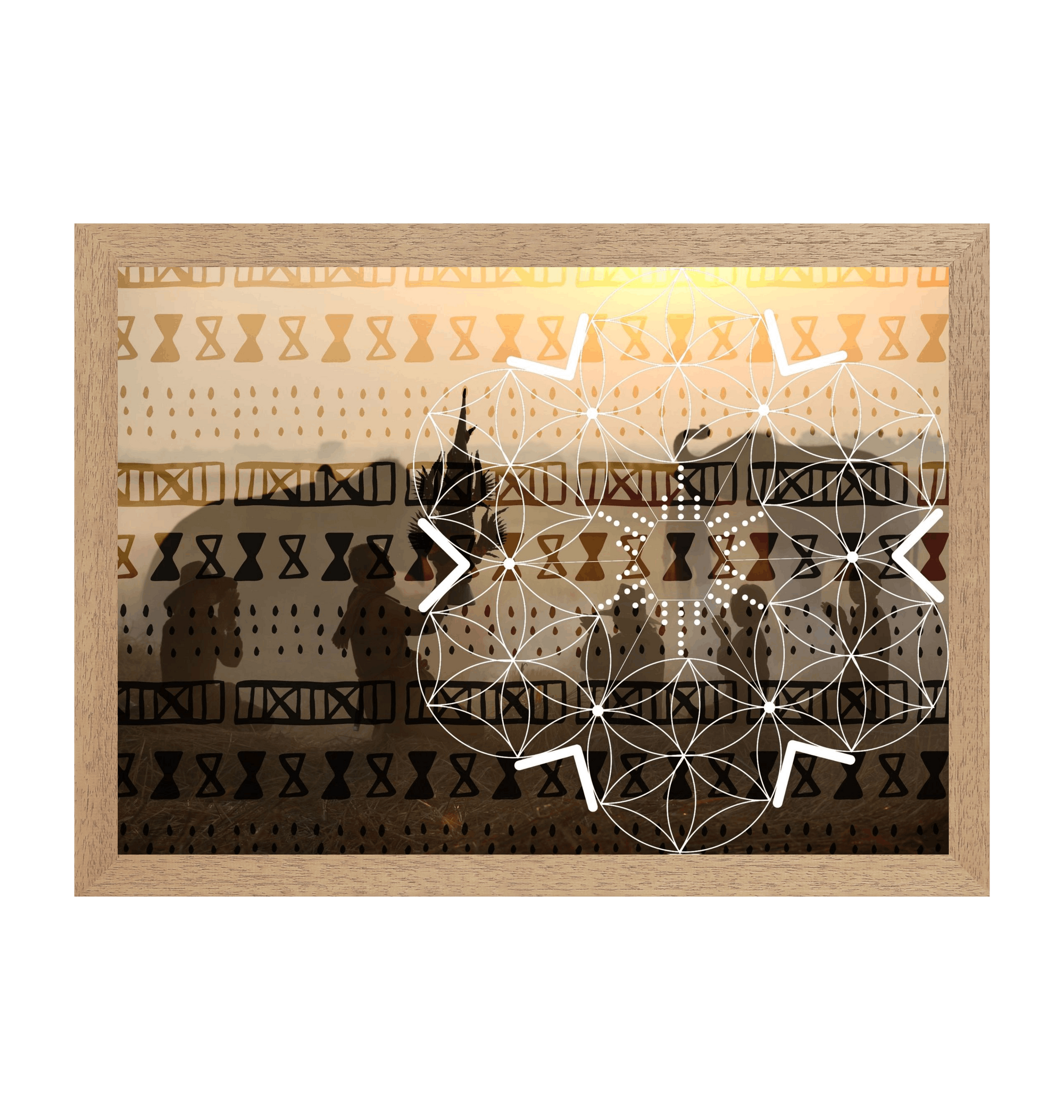 Natural Frame Framed art print Front