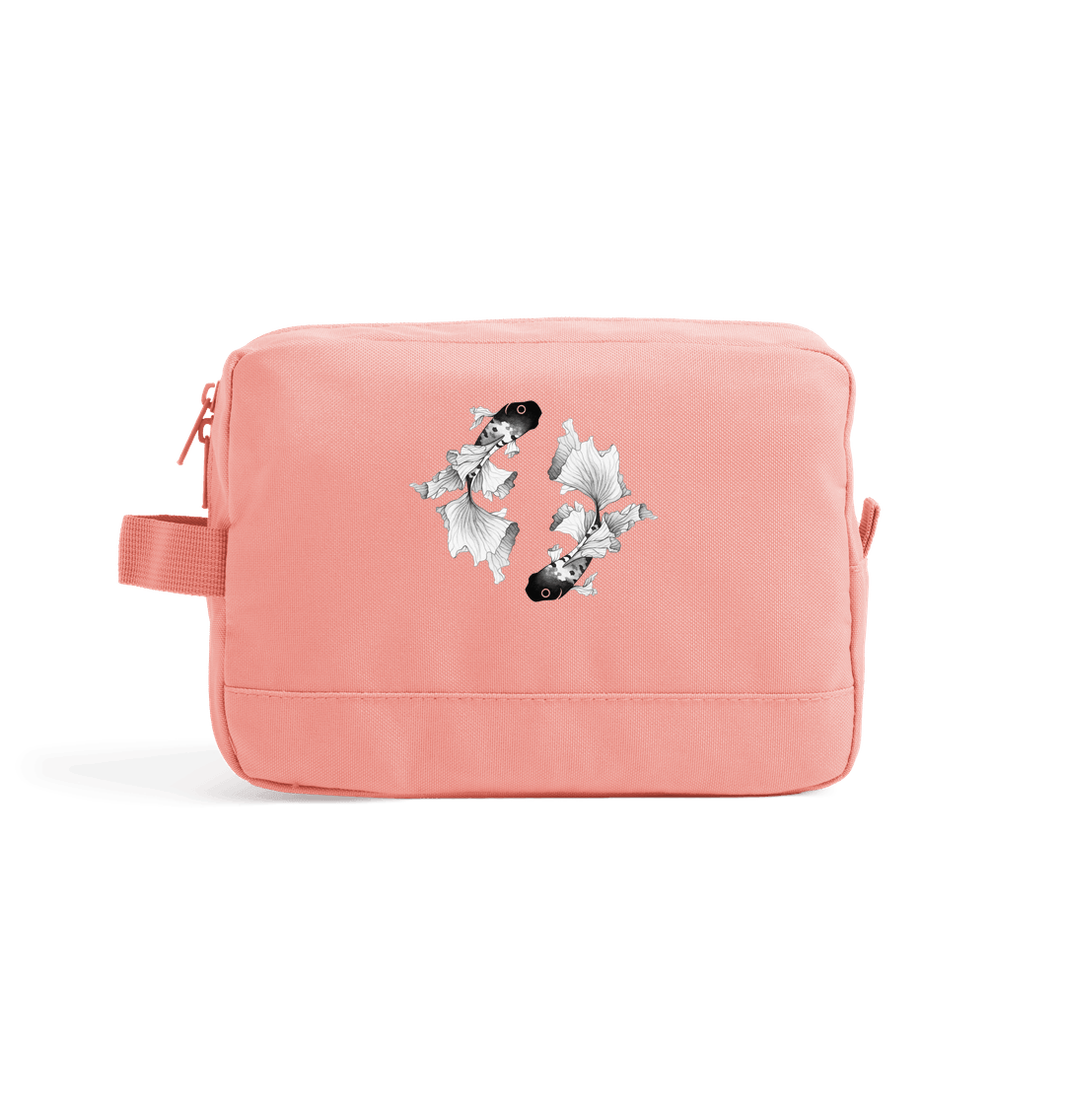 Blush Pink KOI WASH BAG