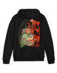 Black Zip hoody Back