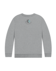 Athletic Grey Printed Kids Jumper Back