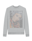 Grey Recycled Printed Sweater Front
