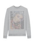 Grey Recycled Printed Sweater Front