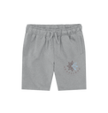 Athletic Grey Printed Mens Shorts