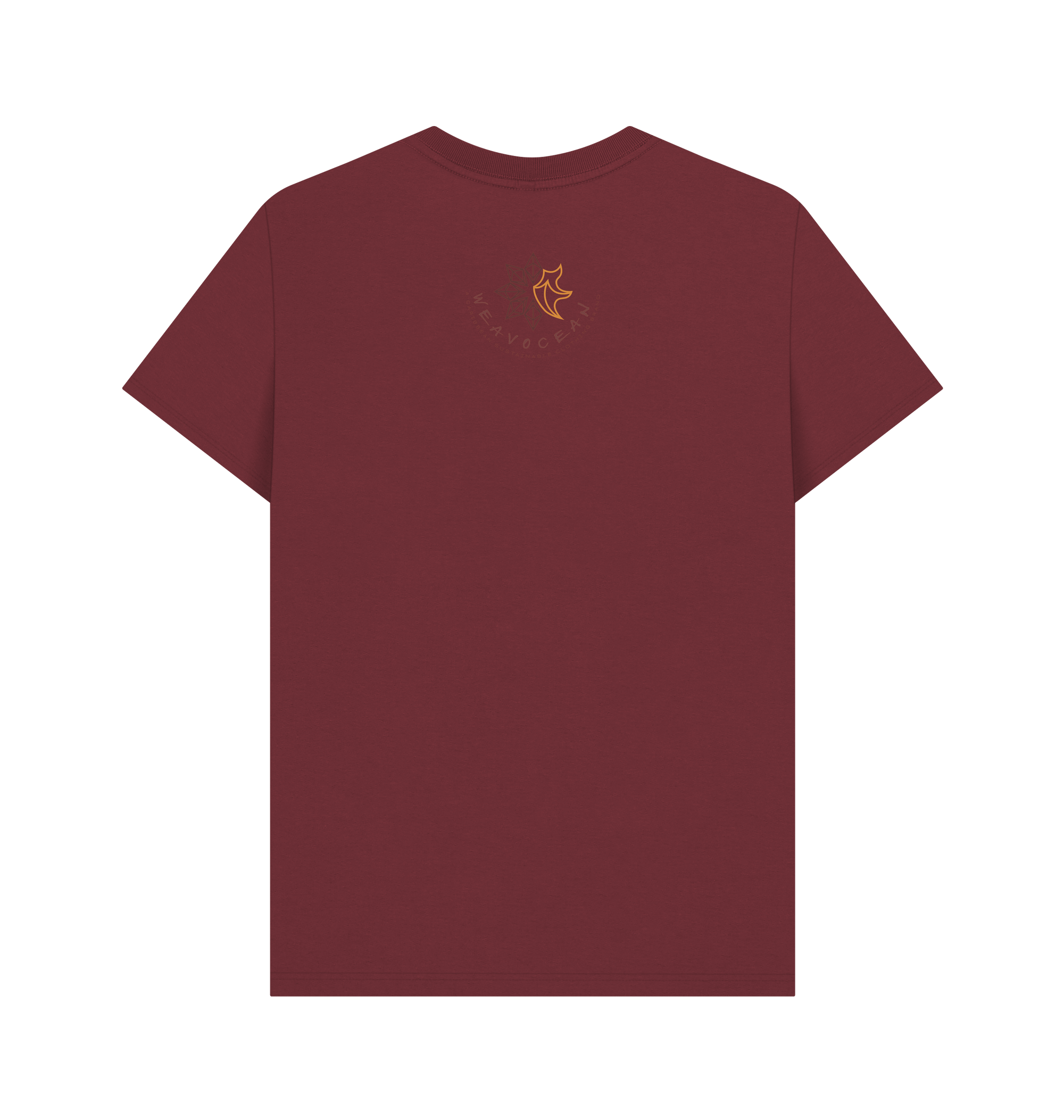 Red Wine Printed T-shirt Back