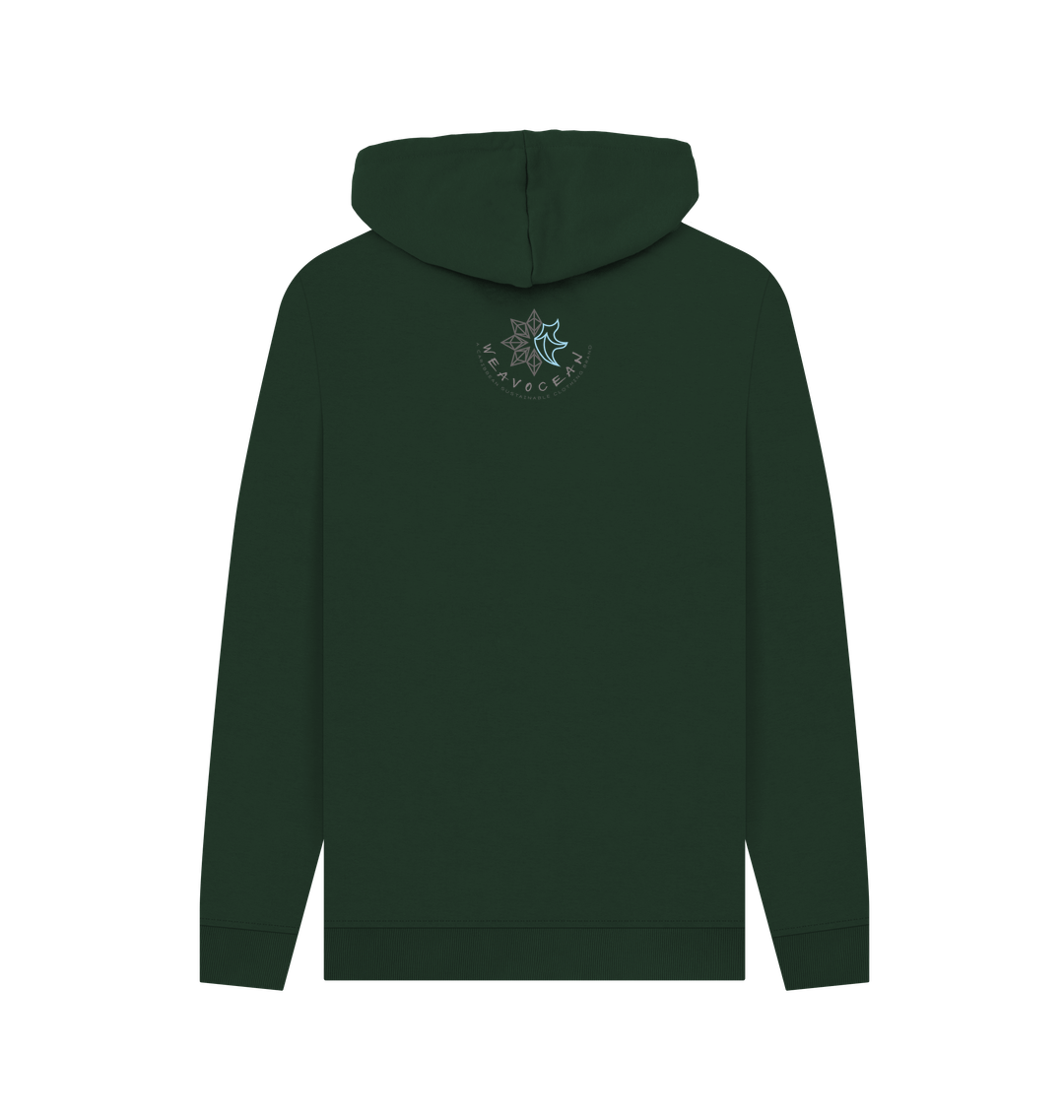 Evergreen Printed Hoody Back