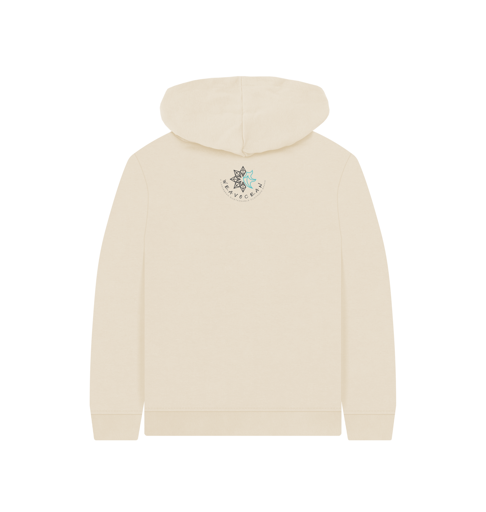 Oat Printed Kids Hoodie Back