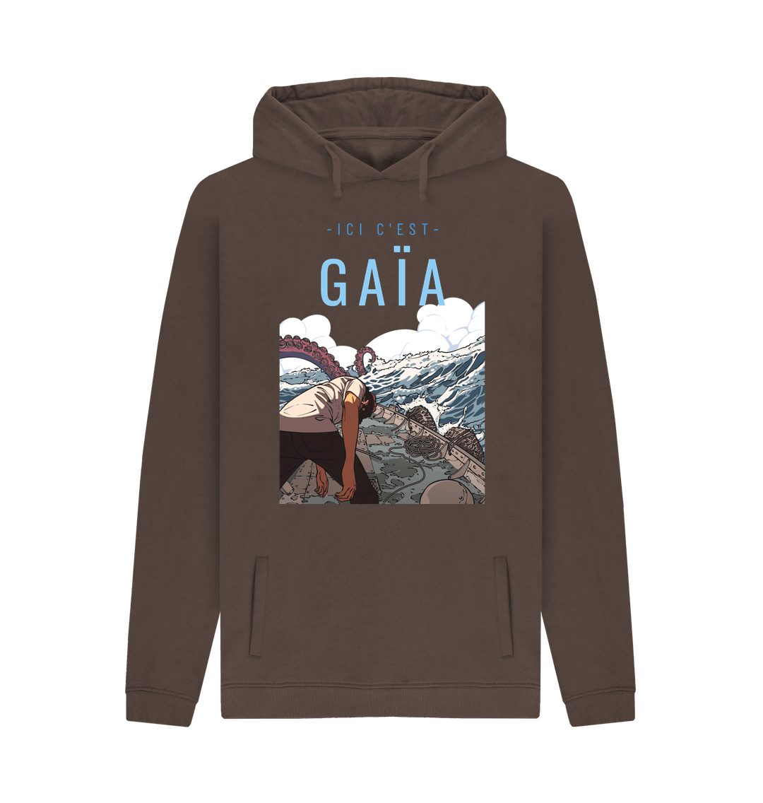 Chocolate Printed Hoody