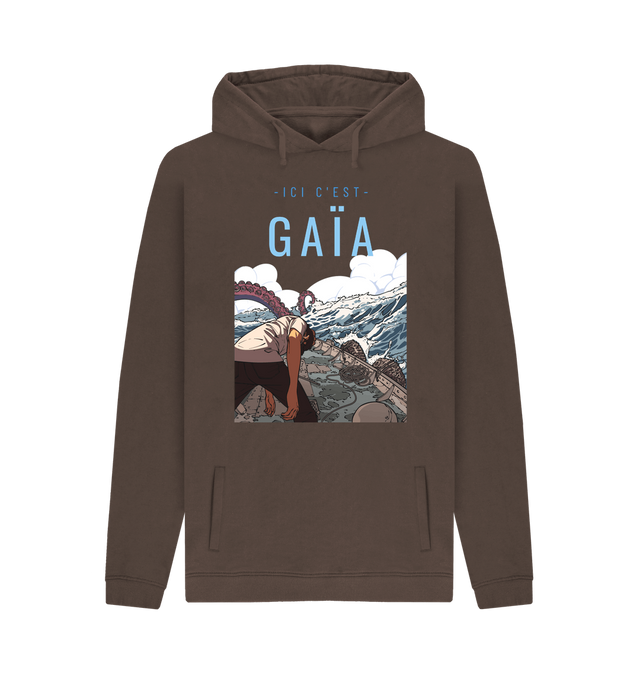 Chocolate Printed Hoody