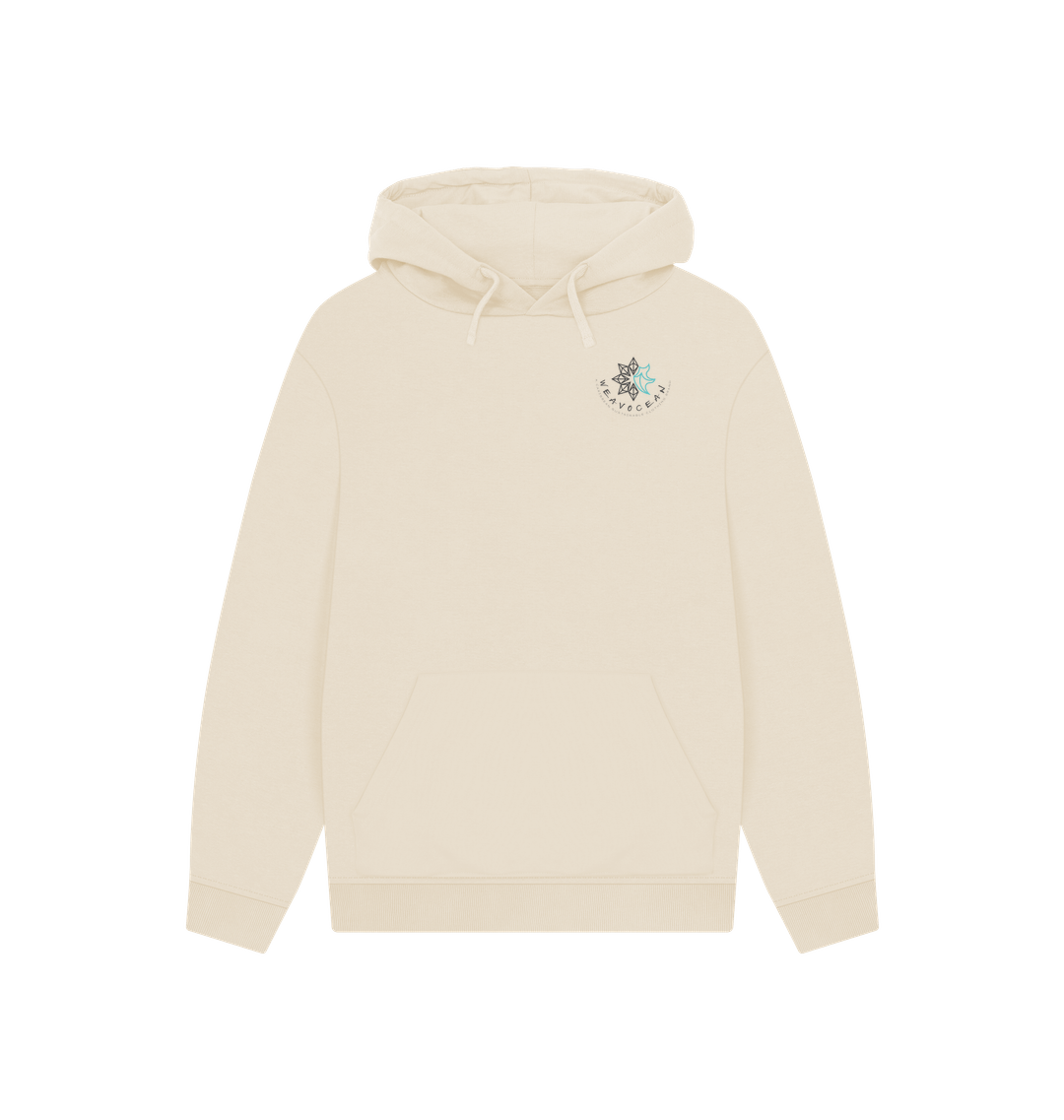 Oat Printed Hoody Front