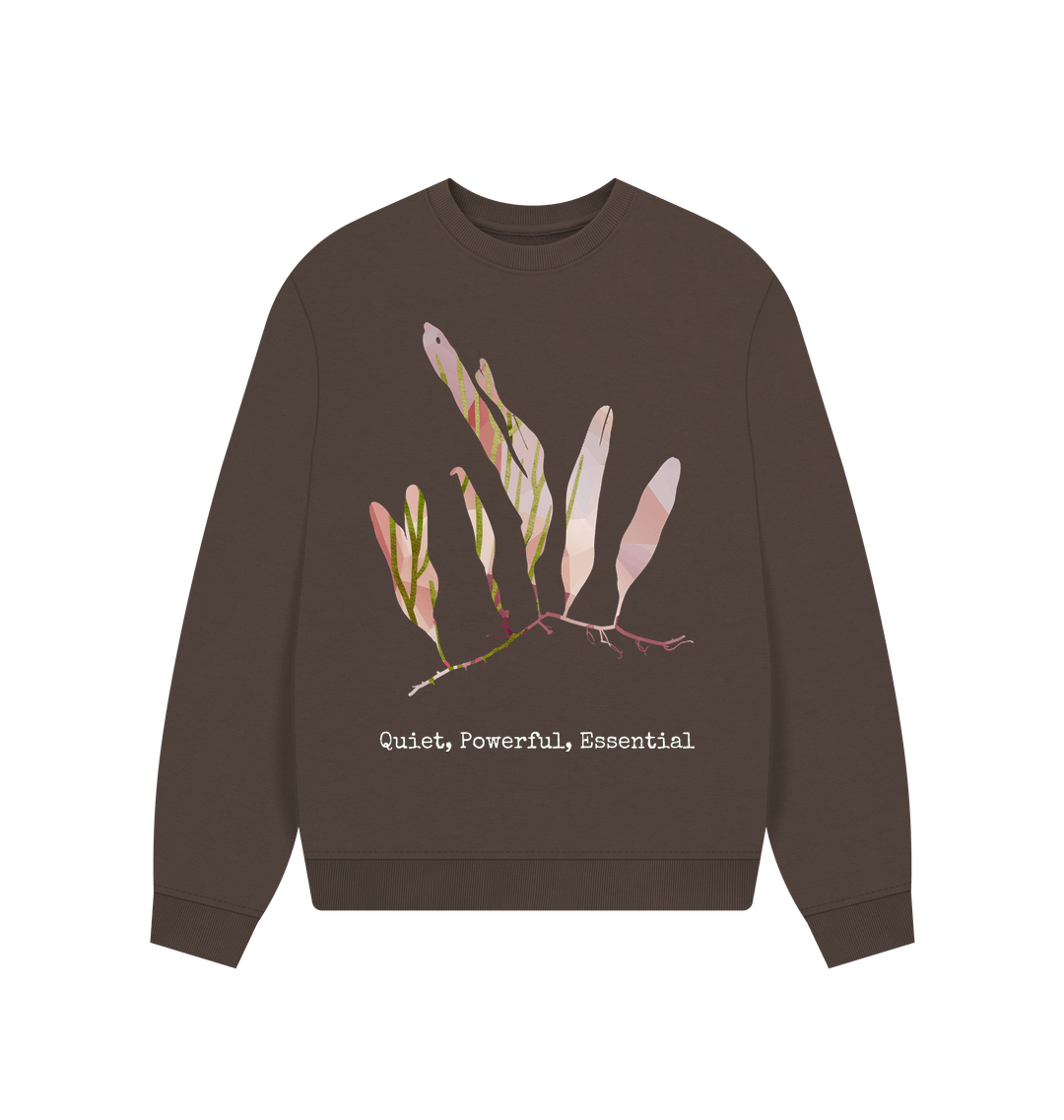 Chocolate Printed Sweater Front