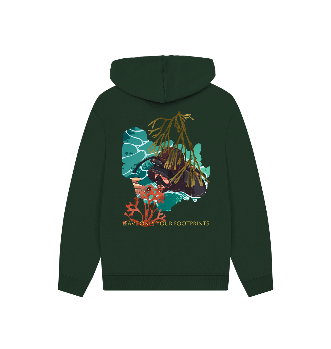 Evergreen Printed Hoody Back