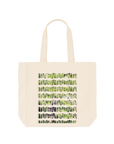 Natural Printed Bag Front