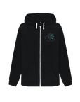 Black Zip hoody Front