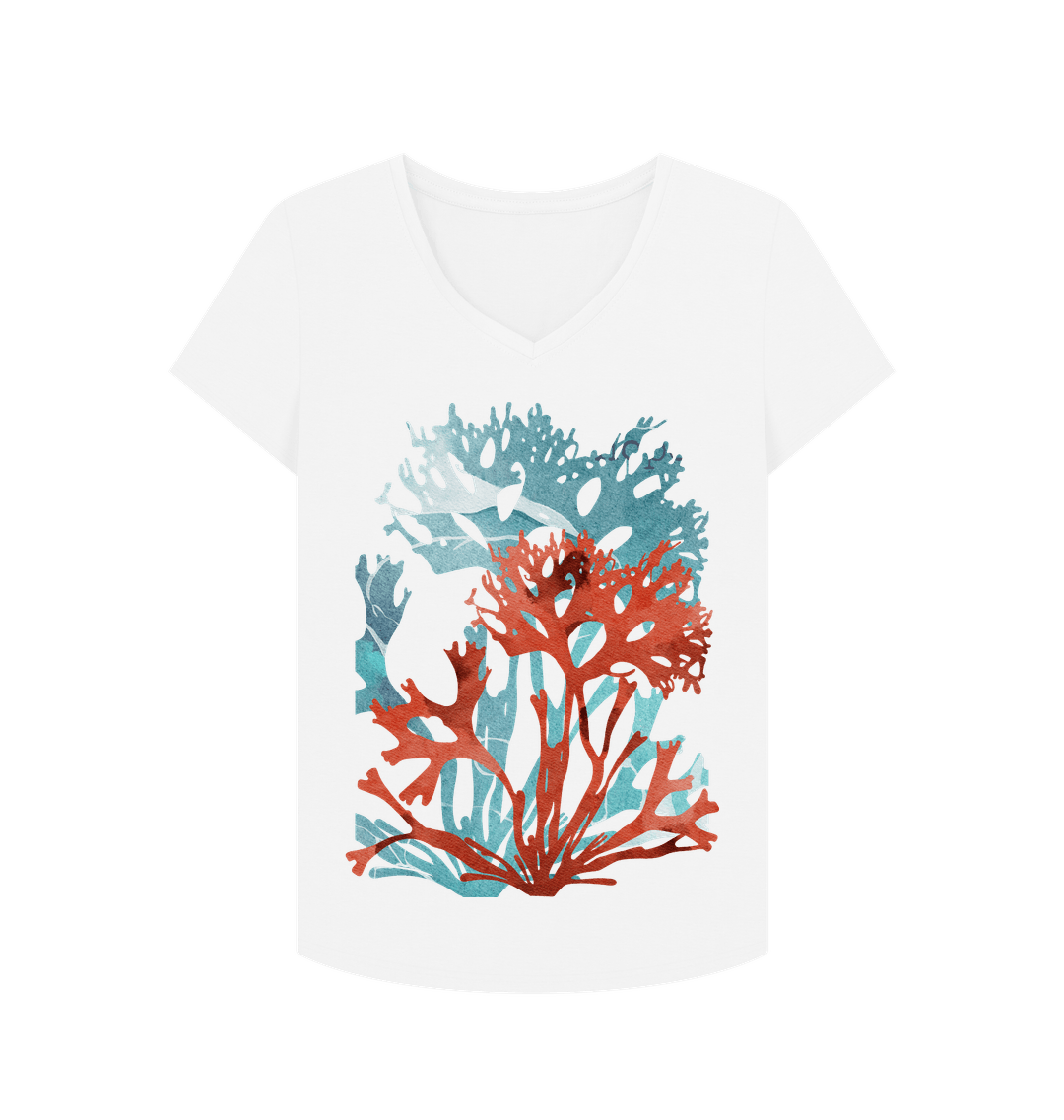 White Printed T-shirt Front