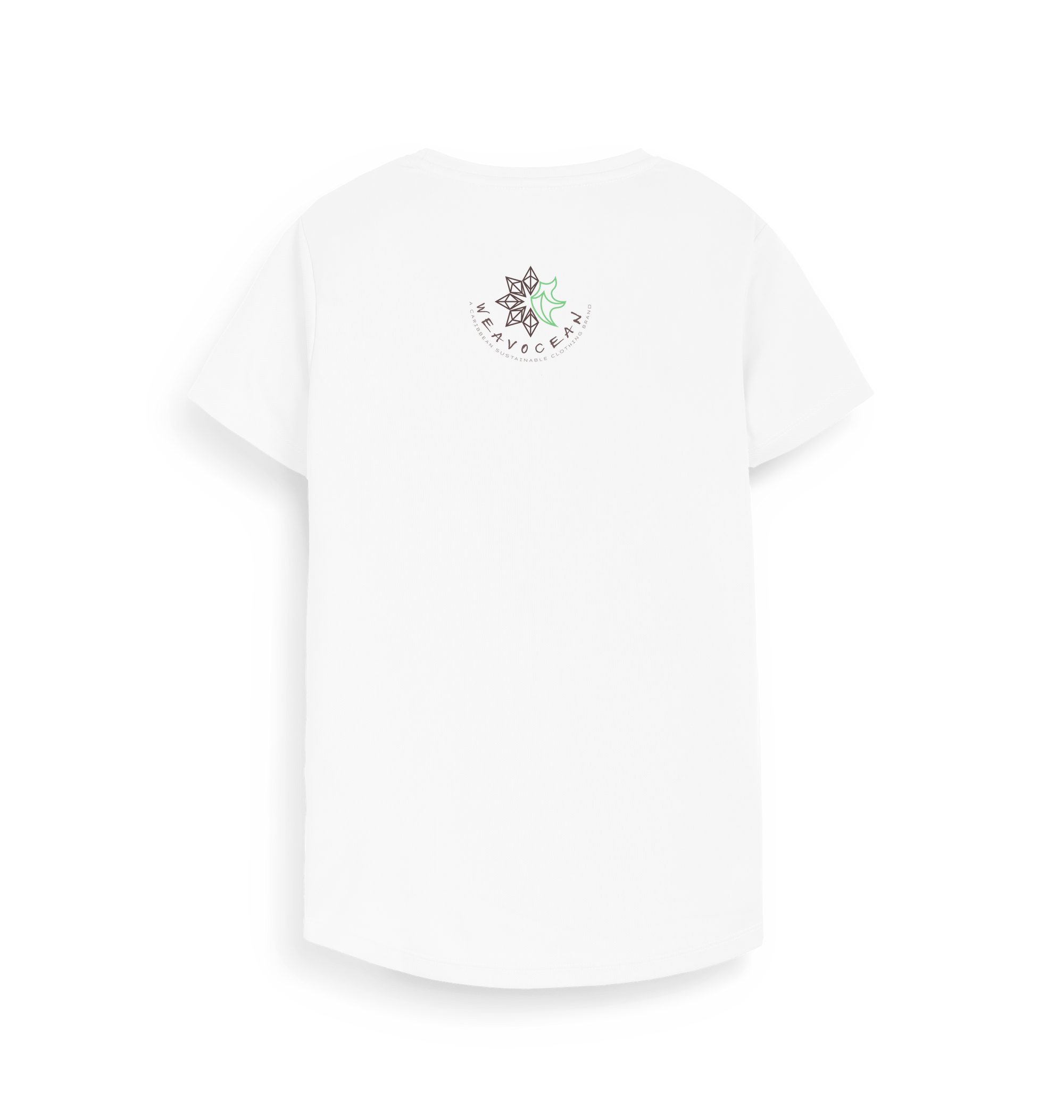 Arctic White Printed T-shirt Back