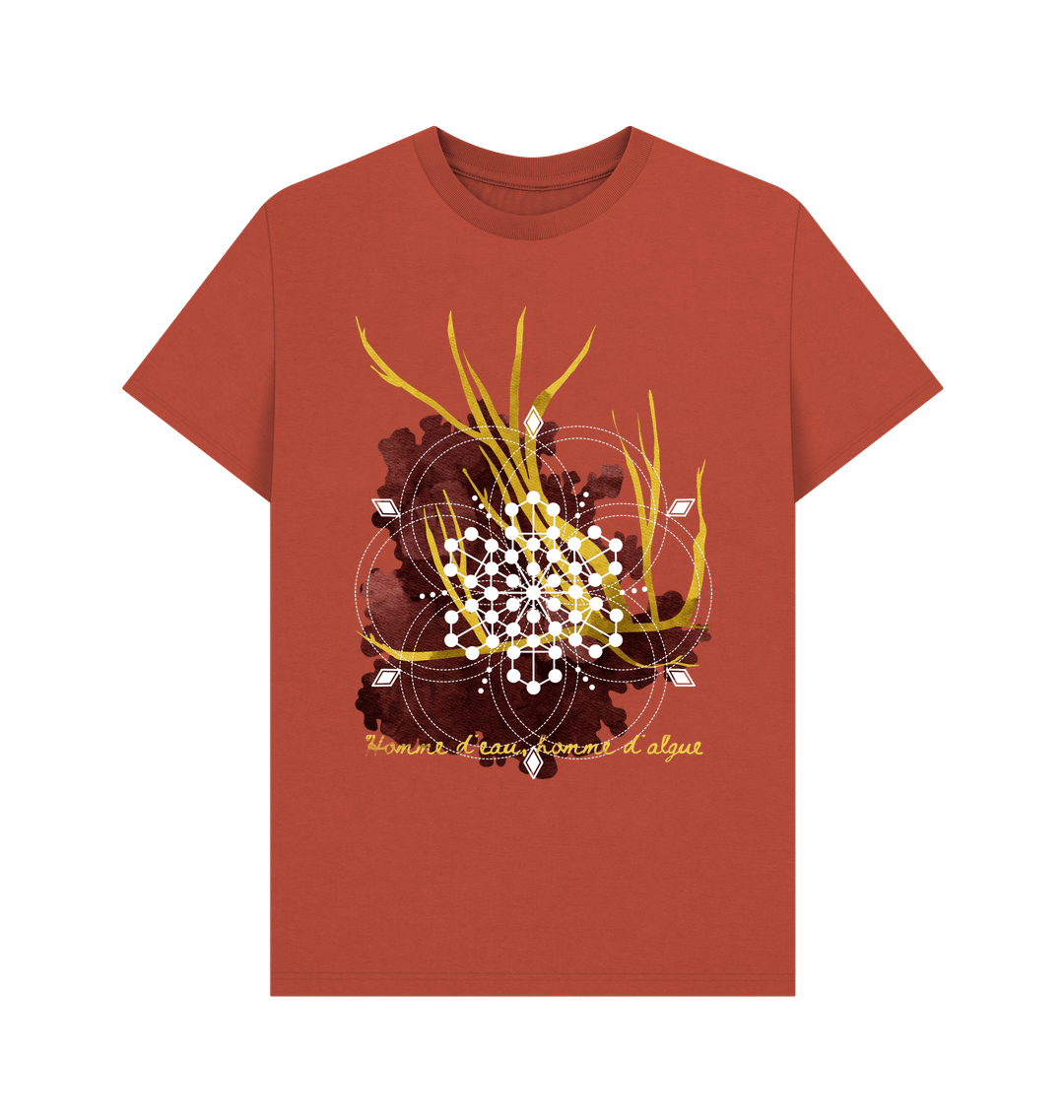 Rust Printed T-shirt Front