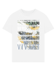 White Printed T-shirt Front