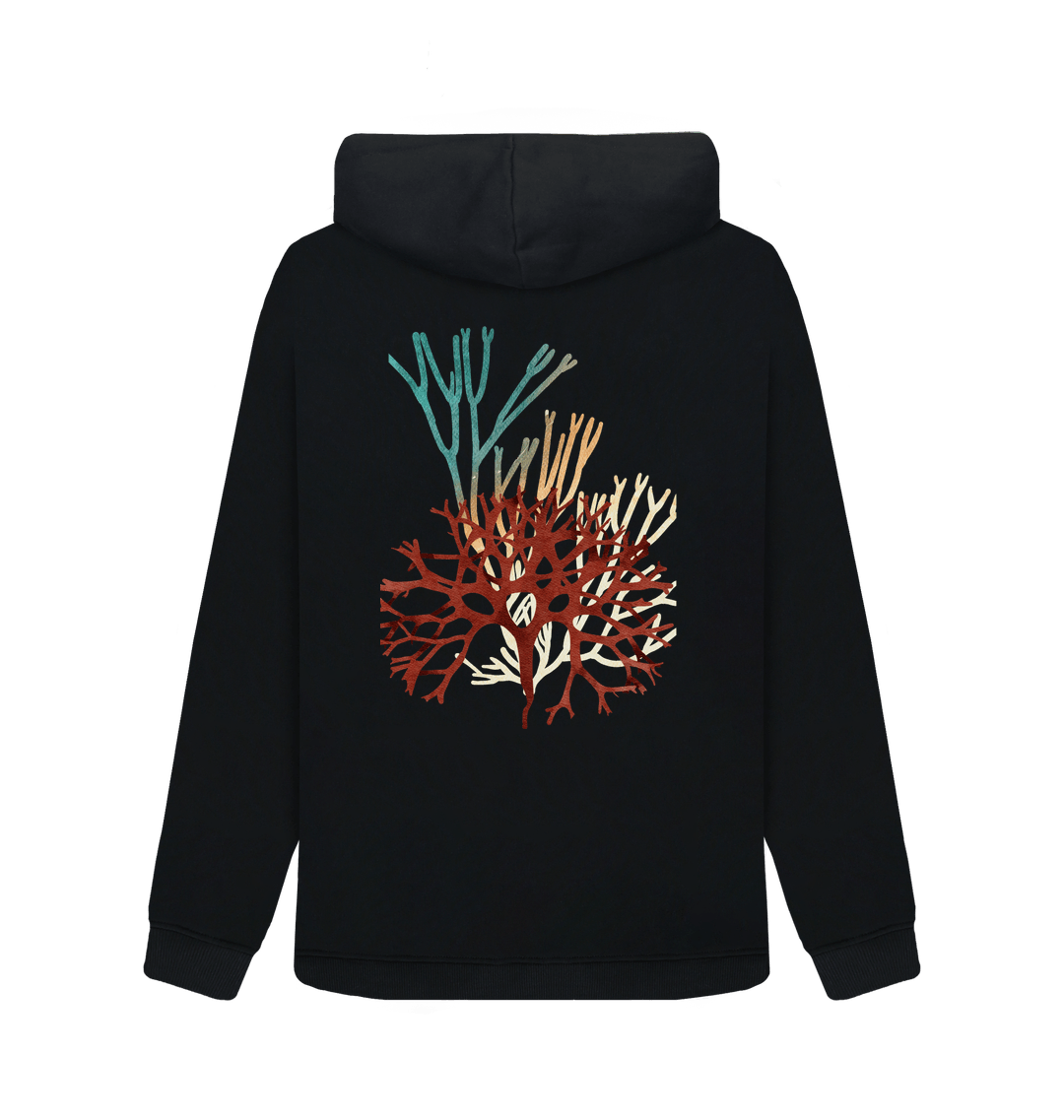 Black Zip hoody Back