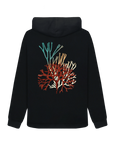 Black Zip hoody Back