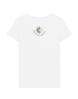 White Printed T-shirt Back