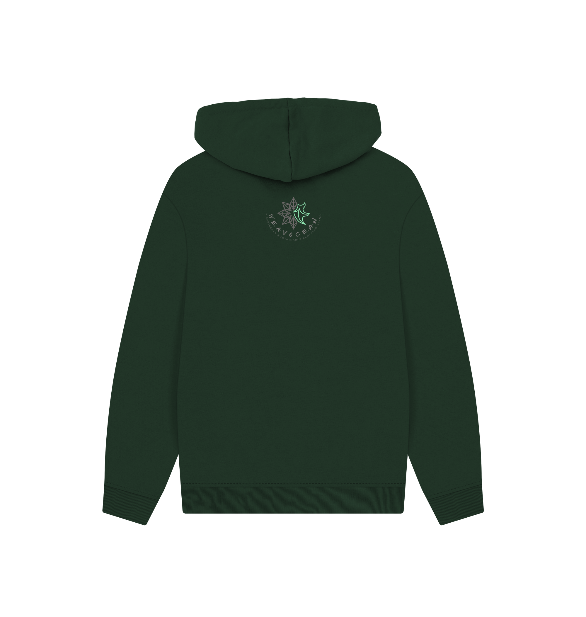 Evergreen Printed Hoody Back
