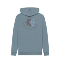 Stone Blue Printed Hoody
