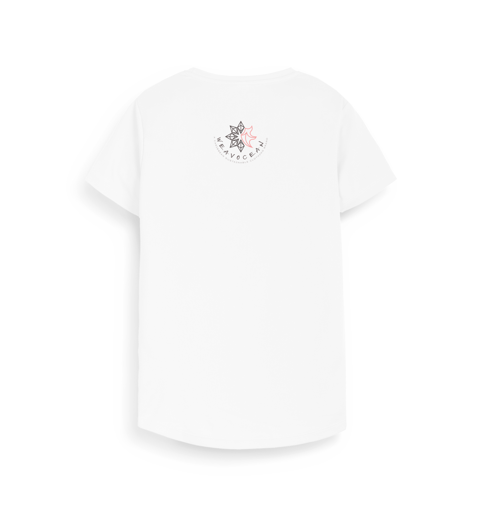 Arctic White Printed T-shirt Back