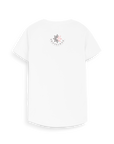 Arctic White Printed T-shirt Back