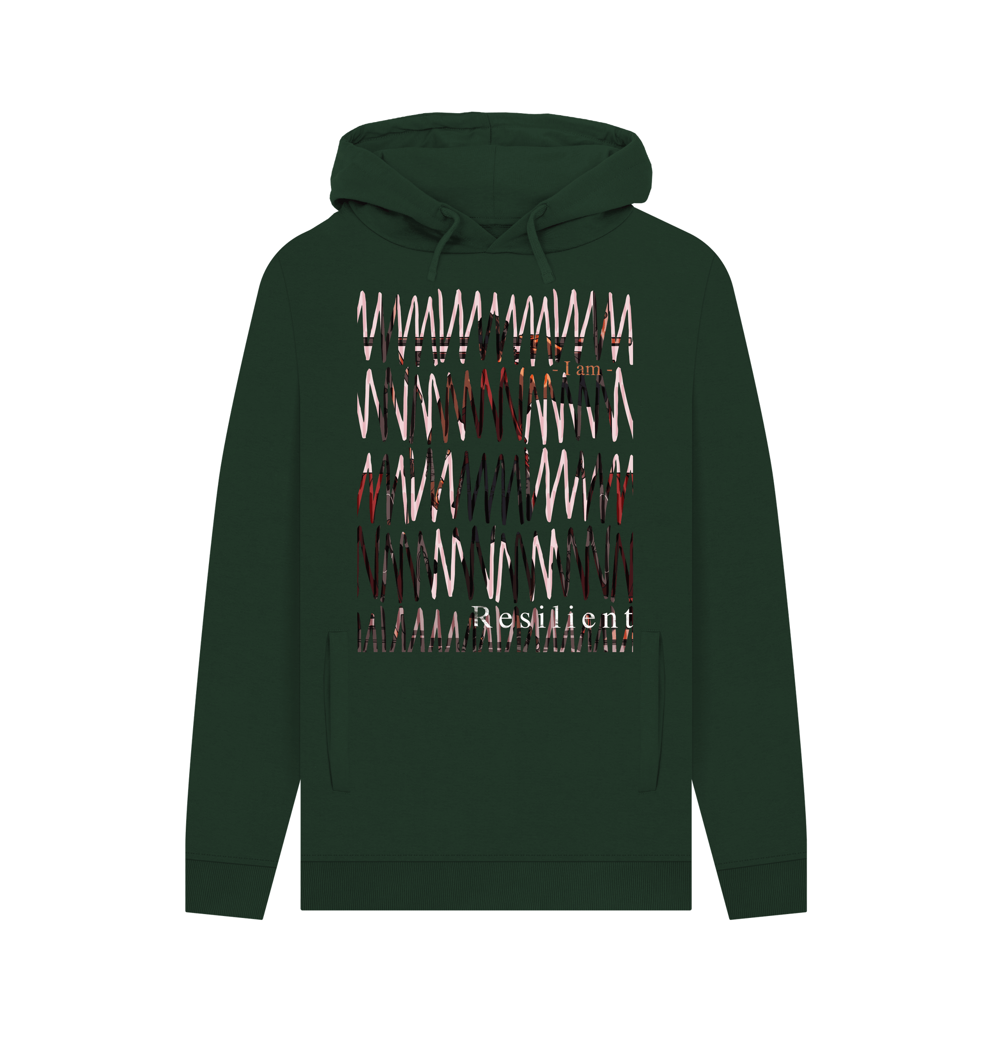 Evergreen Printed Hoody Front