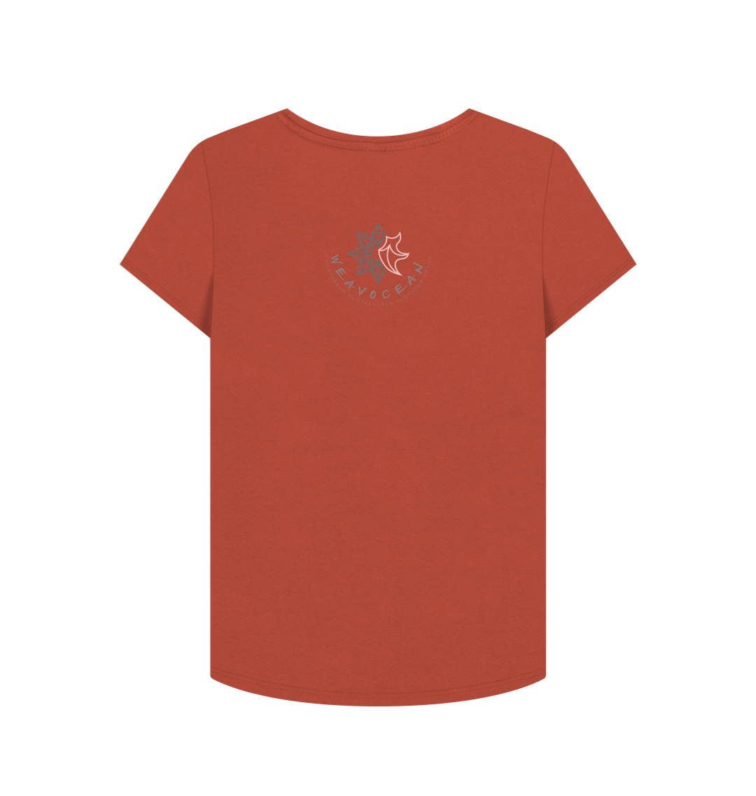 Rust Printed T-shirt Back