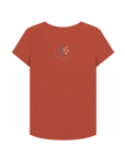 Rust Printed T-shirt Back