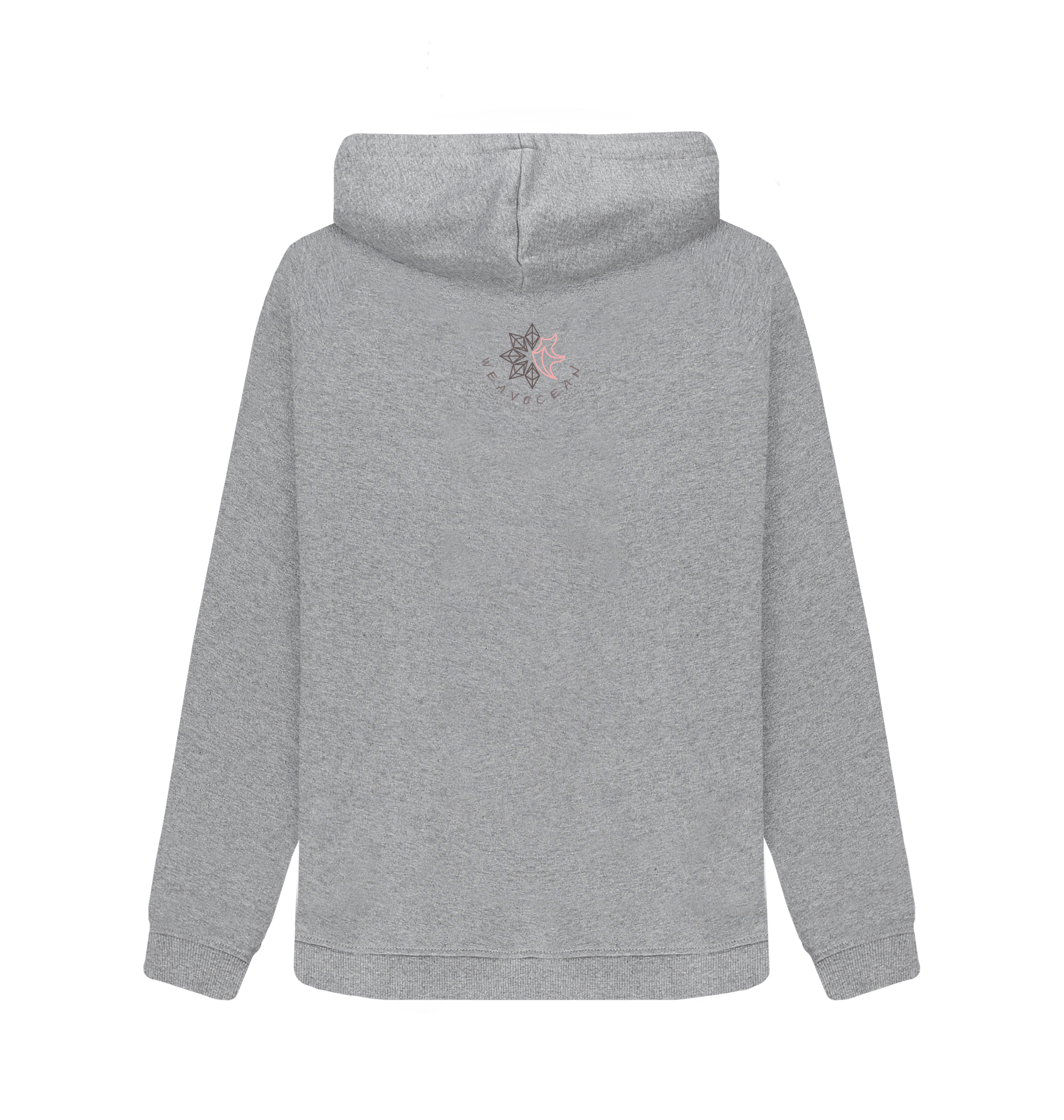 Athletic Grey Printed Sweater Back