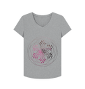 Athletic Grey Printed T-shirt