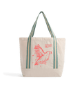 Natural/Sage Green BEACH CHICK BAG