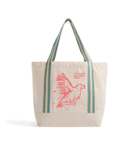 Natural/Sage Green BEACH CHICK BAG