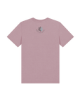 Mauve Printed Kids T-Shirt Back
