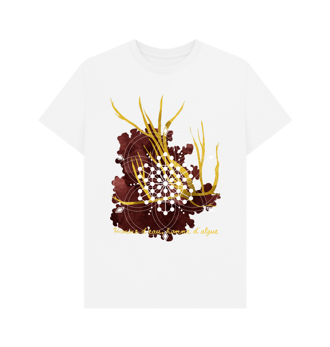 White Printed T-shirt Front