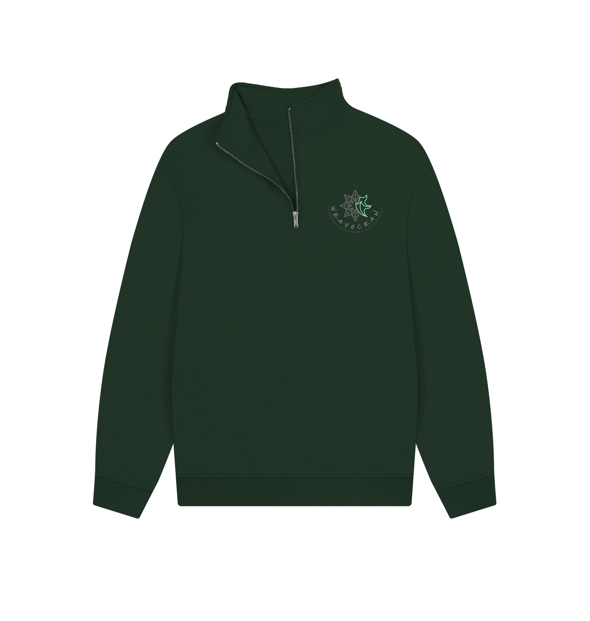 Evergreen Printed Sweater Front